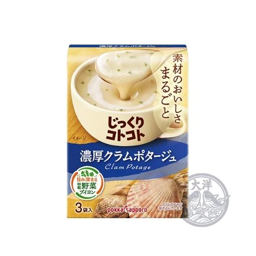 Jikkuri Koto Koto Noukou Clam Pottage (Sofortige beruhigende Cremesuppe)