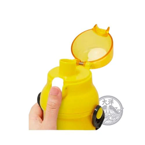 Pikachu Jikanomi Pra One Touch Bottle (Pikachu: Plastic Drink Bottle) - Image 2