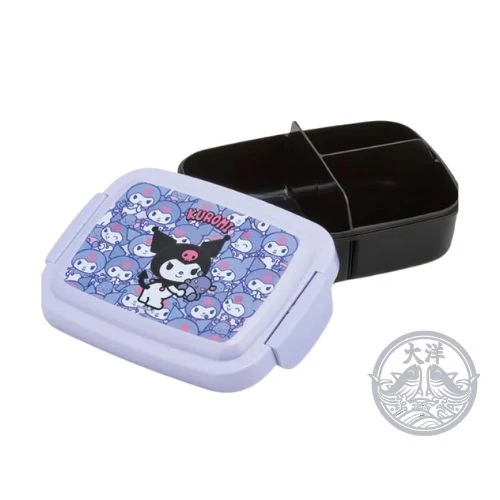 Shikiri Ittaigata Lunch Box Kuromi Ushiro Ushiro 840ml P84 (Kuromi: Lunch Box)