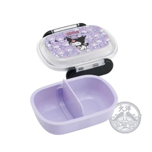 Shokusenki Taiou Fuwatto Futa Tight Lunch Box 270ml Kuromi Ushiro Ushiro (Kuromi: Lunch Box)