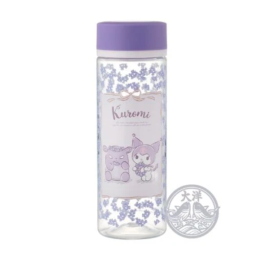 Simple Design Blow Bottle Kuromi Flower Wreath PDC4 (Kuromi: Plastic Water Bottle)
